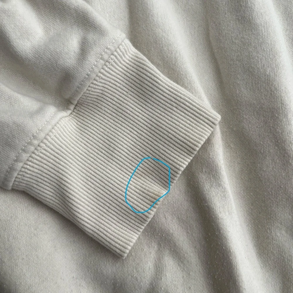 Men’s The North Face Ivory and Blue Hoodie